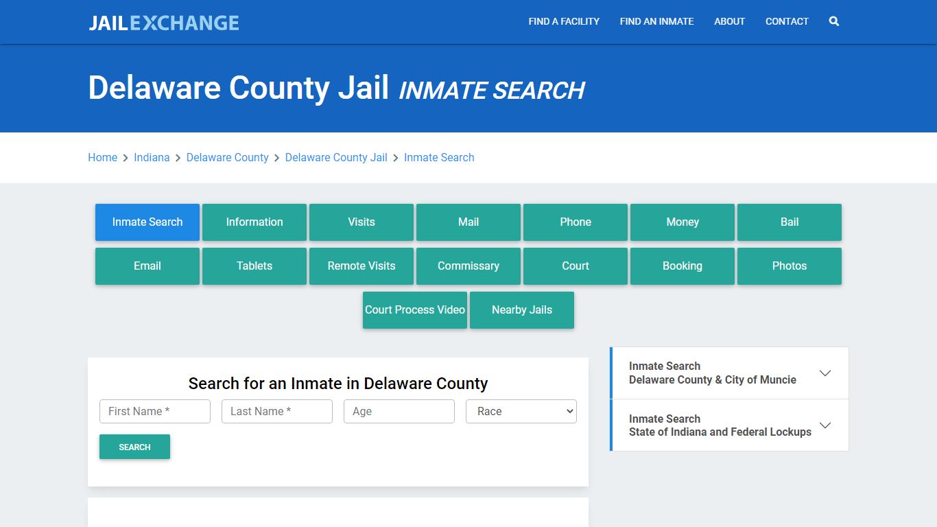 Delaware County Jail, IN Inmate Search: Roster & Mugshots